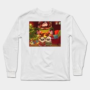 Pug Christmas Long Sleeve T-Shirt